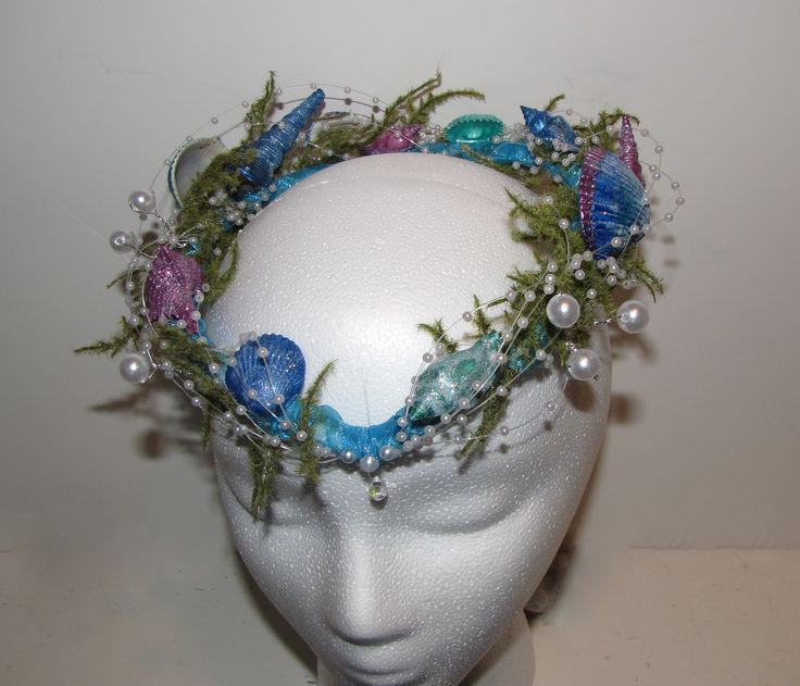 Birthday Girl Head Piece  Under the Sea Party Sea Creature Headpiece, Underwater Headpiece, Under The Sea Body Adornment, Under The Sea Headpiece, Body Adornment Jewellery, Mermaid Costumes, Body Adornment, Underwater Creatures, Under The Sea Party