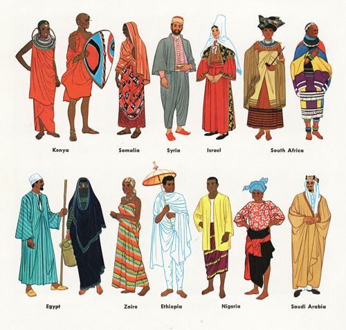 African Fashion History, African Woman Clothes, Cultural Clothing Around The Worlds, North African Traditional Clothing, African American Traditional Clothing, East African Fashion, Swahili Clothing, Traditional African Fashion, Around The World Costume Ideas