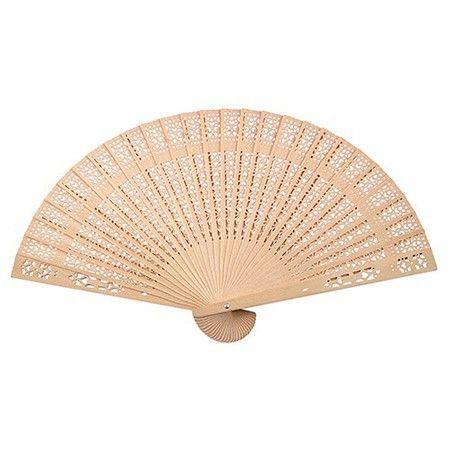 a hand fan is shown against a white background