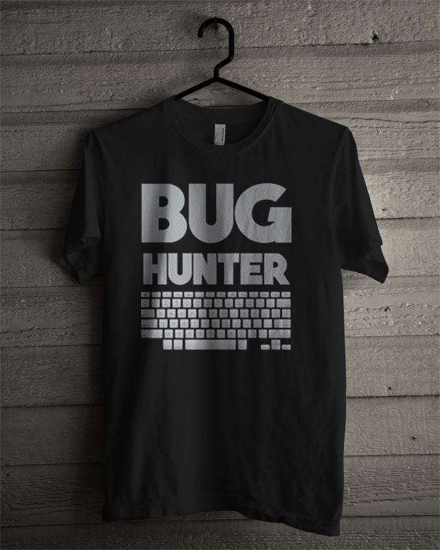 Bug Hunter Funny Programmer Coder T Shirt. T-Shirts for Men. #fishing #bassfishing #fishingfortrumps #trump #fishingusa #flyfishing #fisherman #fishinggear #lake #sea  Visit our website: https://fishfortrump.itemorder.com/sale Programmer Tshirt, Coding Humor, Tech Crew, Programmer Jokes, Engineering Quotes, Programming Humor, Programmer Humor, Programming Code, T Shirt World