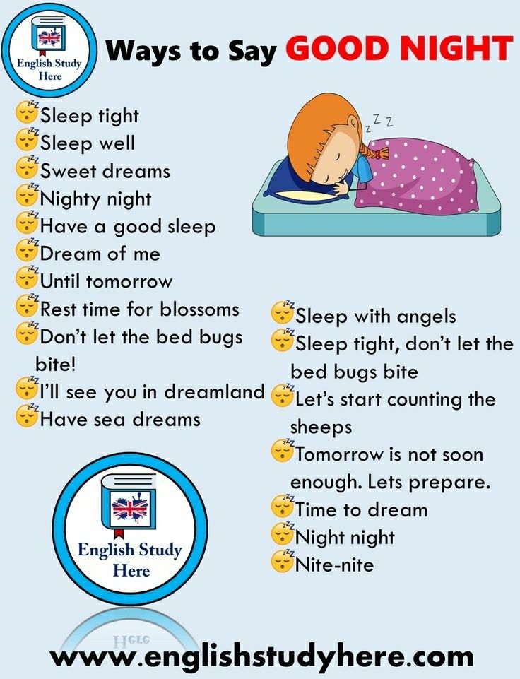 an english poster with the words good night and sleep