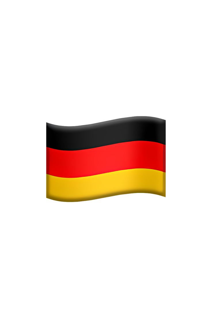 the flag of germany is flying in the wind