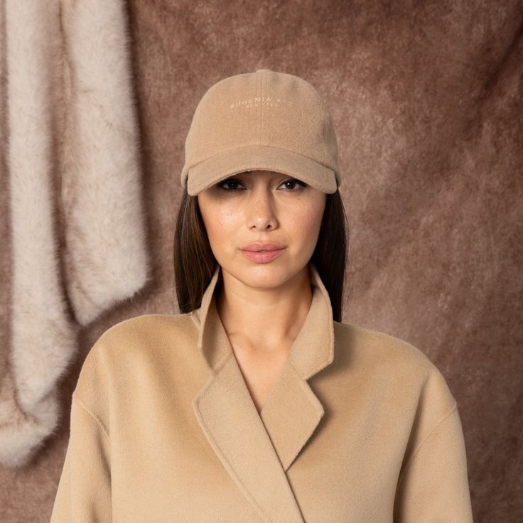 Camel wool baseball cap with embroidered logo. SKU: 23326-09524 Classic Brown Baseball Cap With Curved Visor, Casual Wool Baseball Cap For Winter, Wool Baseball Cap For Fall, Casual Wool Baseball Cap For Fall, Classic Curved Visor Winter Hat, Beige Six-panel Baseball Cap With Embroidered Logo, Beige Flat Brim Hat With Embroidered Logo, Beige Embroidered Logo Six-panel Baseball Cap, Classic Beige Dad Hat With Curved Visor