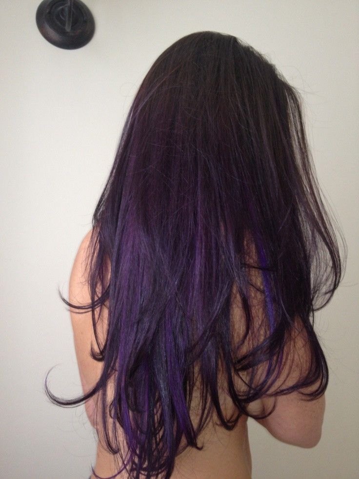 Absolutely love this subtle/dark purple Dark Purple Hair Color, Purple Ombre Hair, Dark Purple Hair, Brown Ombre Hair, Tumblr Hair, Hair Color Purple, Dark Brown Hair Color, Purple Ombre, Hair Color Dark