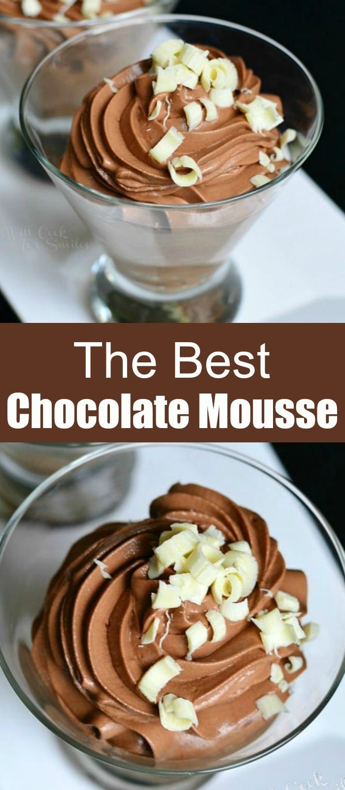 the best chocolate mousse recipe is made with only 3 ingredients and it's so delicious