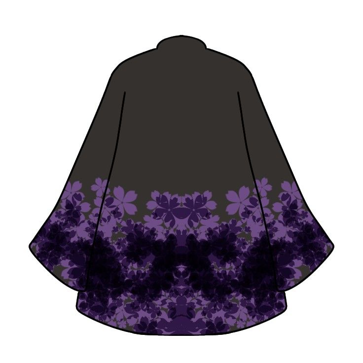 (Haori de oc kny) Demon Slayer Oc Haori Ideas, Kny Haori Ideas, Demon Slayer Haori Ideas, Anime Kimono Design, Demon Slayer Haori, Demon Slayer Outfit Ideas, Haori Ideas, Purple Haori, Demon Slayer Outfit