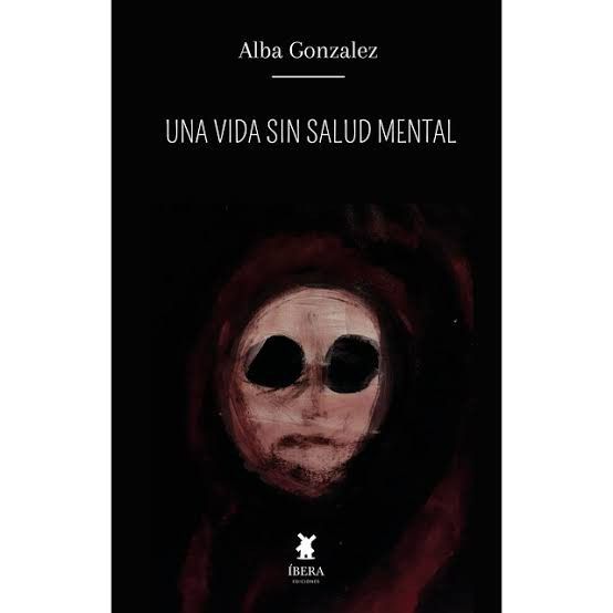 a book cover with an image of a person wearing a mask