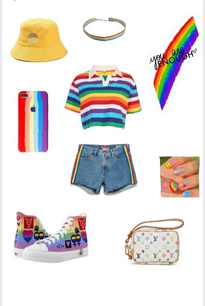 Pride Festival Outfit Ideas Plus Size, Pride Inspired Outfits, Pride Month Outfit Ideas, Pride Month Outfits, Cute Pride Outfits, Pride Month Outfit, Pride Fits, Gay Pride Outfits, Lgbtq Outfit