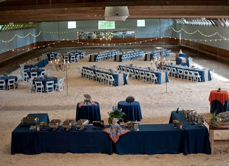 tables and chairs set up for an event