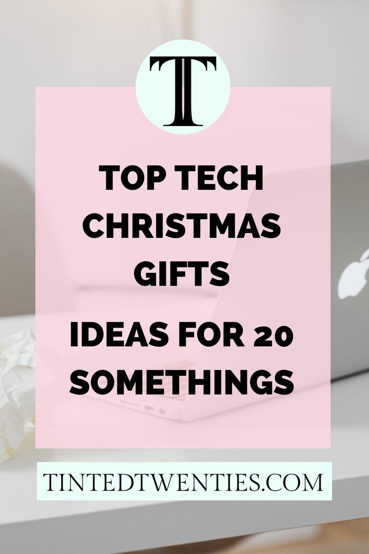 a laptop computer sitting on top of a desk with the words top tech christmas gifts ideas for