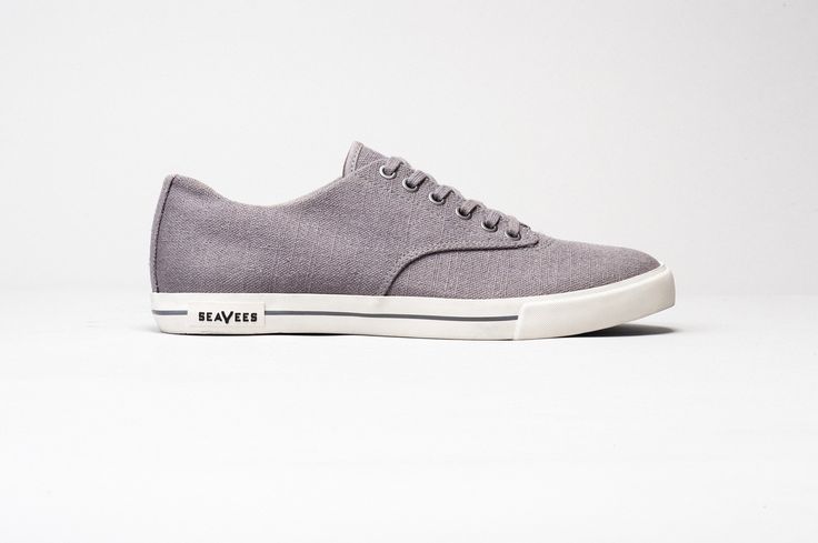 SeaVees Mens - Hermosa Sneaker Standard - Tin Grey Casual Skateboarding Sneakers With Cushioned Footbed, Casual Sneakers With Cushioned Footbed For Skateboarding, Urban Canvas Skate Shoes With Speckled Midsole, Gray Casual Skate Shoes, Casual Gray Skate Shoes, Casual Skate Shoes With Textured Sole, Everyday Skate Shoes With Speckled Midsole And Round Toe, Sporty Cotton Skate Shoes With Rubber Sole, Everyday Skate Shoes With Vulcanized Sole