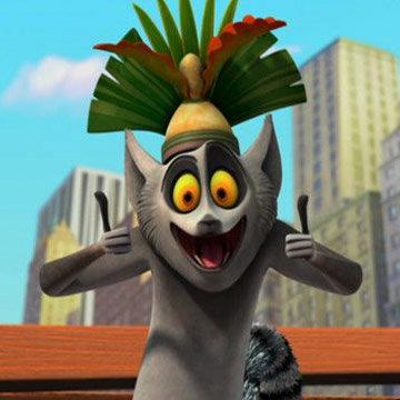 the animated character is wearing a headdress and standing in front of a cityscape