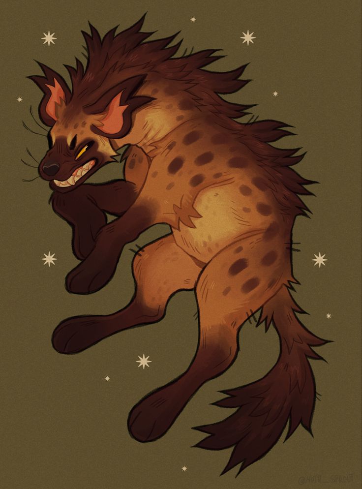 an animal that is laying down on its back with stars in the sky behind it