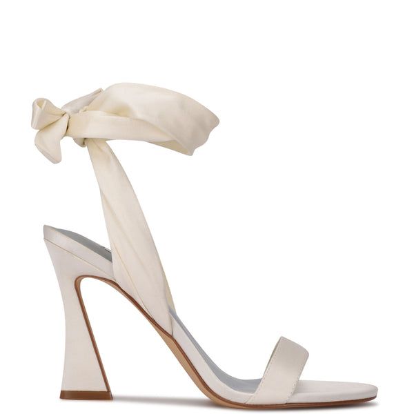 Kelsie Ankle Wrap Heeled Sandals Graduation Heels, Graduation Shoes, Ankle Wrap Heels, Wrap Heels, Wide Calf Boots, Ankle Wrap, White Heels, Wedding Heels, Prom Shoes