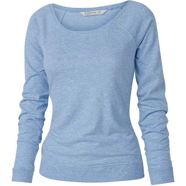 Tilly Crew T-Shirt found on Polyvore featuring polyvore, fashion, clothing, tops, sweaters, shirts, blusas, long sleeves, blue jumper and crew shirt Blue Fitted Long Sleeve Shirt, Technical Blue Long Sleeve Tops, Polyvore Tops, Blue Long Sleeve Pre-washed Shirt, 90s Blue Long Sleeve T-shirt, Moisture-wicking Blue Long Sleeve Top, Sleeves Women, Purple Long Sleeve, Blue Jumper