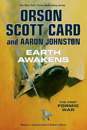 the cover to earth awakes by orson scott card and aaron johnston