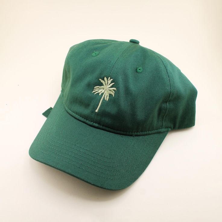 Palm Tree Dad Hat | Freshwater Beach Day Fits, Palm Embroidery, Running Errands Outfit, Errands Outfit, Coastal Summer, Day Fits, Embroidery Caps, Augusta Ga, Summer Hat