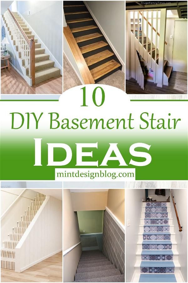 the top ten diy basement stair ideas