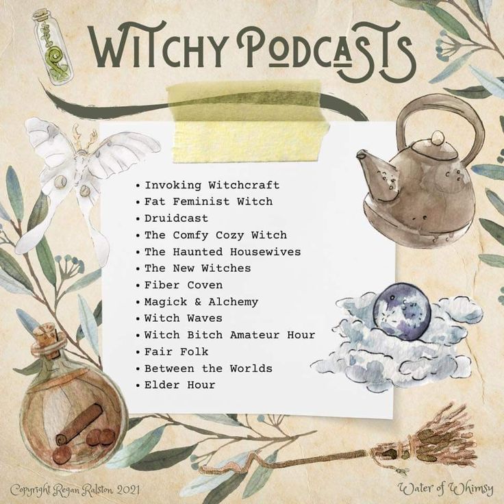 Witchy Podcasts, Water Of Whimsy, Water Witchcraft, Green Witchcraft, Witch Tarot, Wiccan Magic, Witch Spirituality, Eclectic Witch, Witch Spell Book