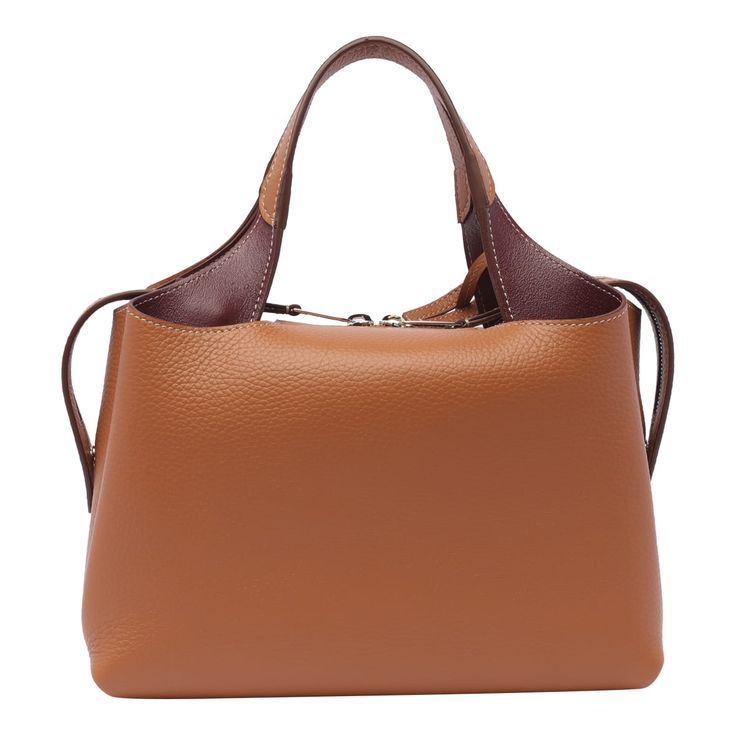 100% Calf | Tod's Women's Leather Boston Bag in Saddle Brown | FW23/24 Browning Logo, Timeless Wardrobe Staples, Saddle Brown, Boston Bag, Italian Luxury, Luxury Retail, Luxury Boutique, Luxury Shoes, Wardrobe Staples