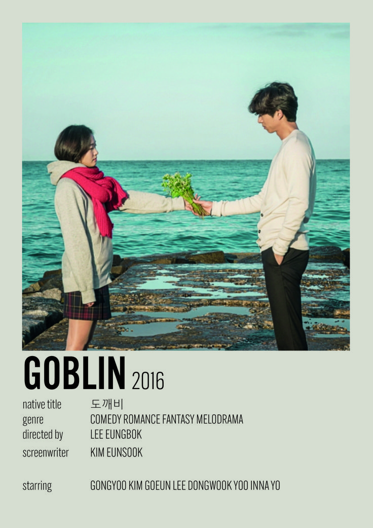 an advertisement for goblin 2016 with two people holding each other's hands