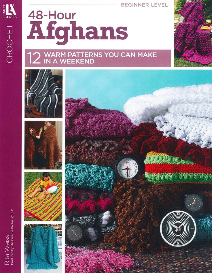 the book is about afghans and how to crochet them