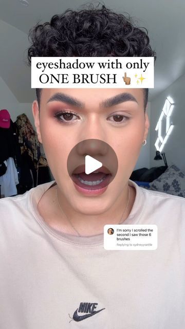 329K views · 22K likes | Kylee De Thier ✨ on Instagram: "eyeshadow with ONE BRUSH ONLY 👆🏽✨ perfect for beginners who are just starting, a simple fully crease brush like the @morphebrushes A11 is all you need! 😎 #makeup #makeuptutorial #makeuptips #eyeshadow #beauty #nz #maori" Eye Shadowing Tutorial For Beginners, Simple Eyeshadow Tutorial For Beginners, How To Do Eyeshadow For Beginners, Eye Shadow Tutorial For Beginners, Simple Eye Makeup For Beginners, Eye Shadowing Tutorial, Eye Makeup For Beginners, Eye Makeup Tutorial For Beginners, Simple Eyeshadow Looks