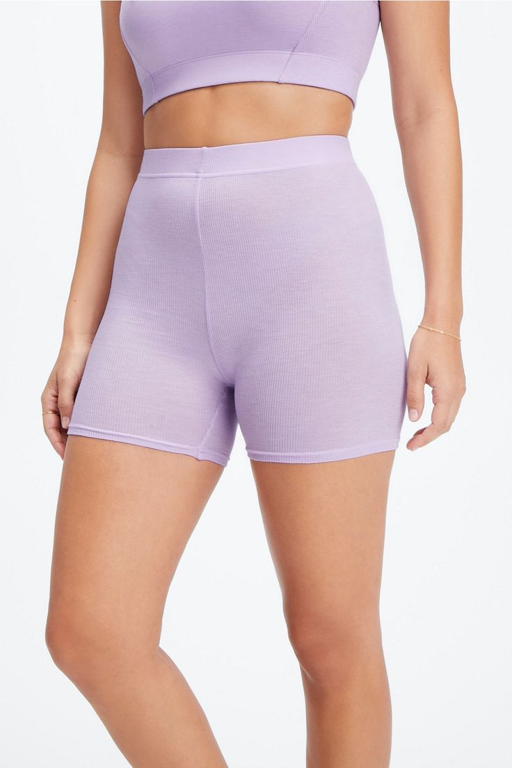 RestoreKnit Slim Short Fabletics purple female Activewear >> Womens >> Bottoms >> Shorts regular Lounge Ultra-lightweight short in RestoreKnit Velour Shorts, Athlete Workout, Lightweight Shorts, Athleisure Wear, Compression Shorts, Lounge Shorts, Sweat Shorts, Shorts Athletic, Bike Shorts