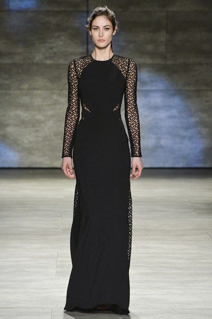 Rose Fashion, Lela Rose, Long Black Dress, 2015 Fashion, Fall 2015, Beautiful Gowns, Long Sleeve Maxi Dress, Elegant Fashion, New York Fashion Week