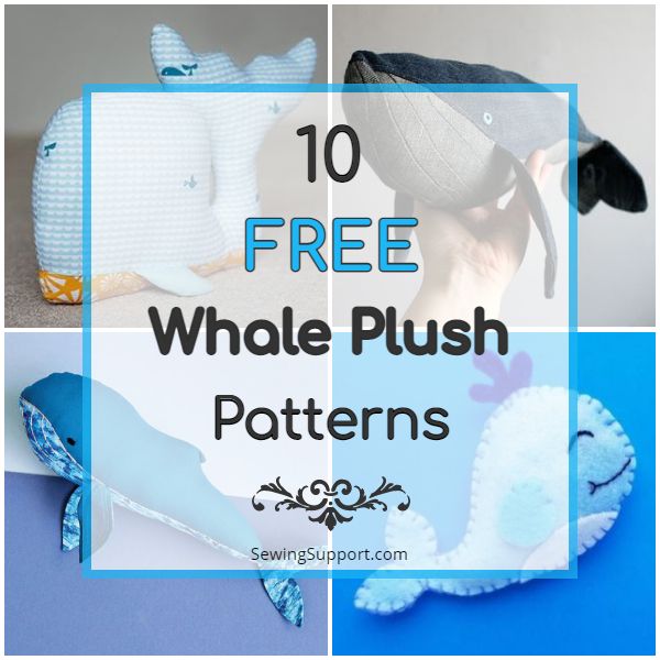 the top ten free whale plush patterns