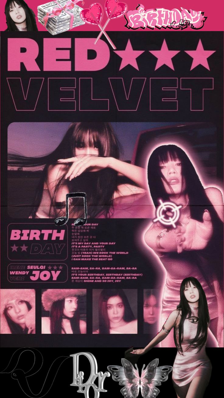 the poster for red velvet's new album