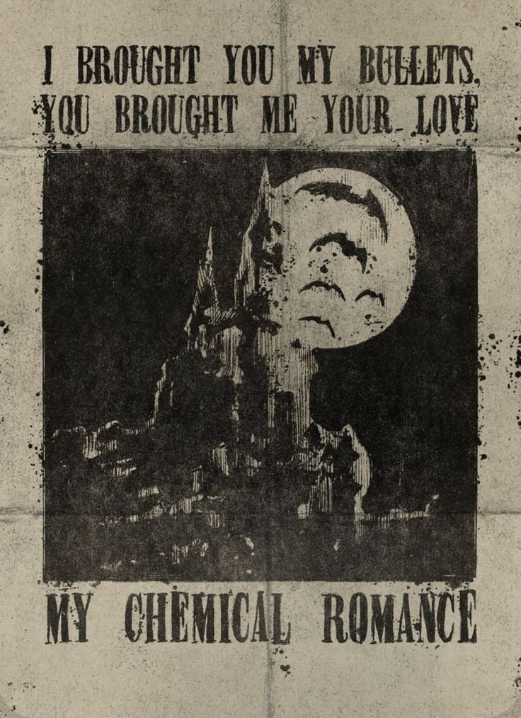 an old poster with the words, i brought you my relects you brought me your love