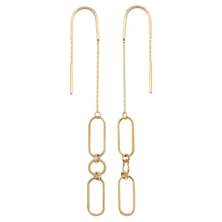 Introducing the Paperclip Oval Link Earrings in 14K Solid Gold, a testament to Orena Jewelry's steadfast dedication to impeccable artistry. Every pair is meticulously handcrafted, exuding a harmonious fusion of contemporary charm and everlasting elegance. These earrings serve as an ideal selection for individuals seeking a daily dose of sophistication and also make for a memorable choice on special occasions. Details you'll adore: Expertly crafted from 14K Solid Gold for lasting beauty. Choose from an array of gold hues: Classic Yellow Gold, Romantic Rose Gold, Crisp White Gold. Featuring the chic Paperclip Chain Drop style for a touch of understated elegance. Our 14K Solid Gold Dainty Paperclip Chain Drop Earrings are more than just jewelry; they are a celebration of individual style and Oval Yellow Gold Paperclip Chain Jewelry, Luxury Yellow Gold Paperclip Jewelry, Luxury Yellow Gold Paperclip Chain Jewelry, Yellow Gold Drop Earrings With Paperclip Chain, Modern Paperclip Chain Earrings, Link Earrings, Style Chic, Romantic Roses, Yellow Gold Earring