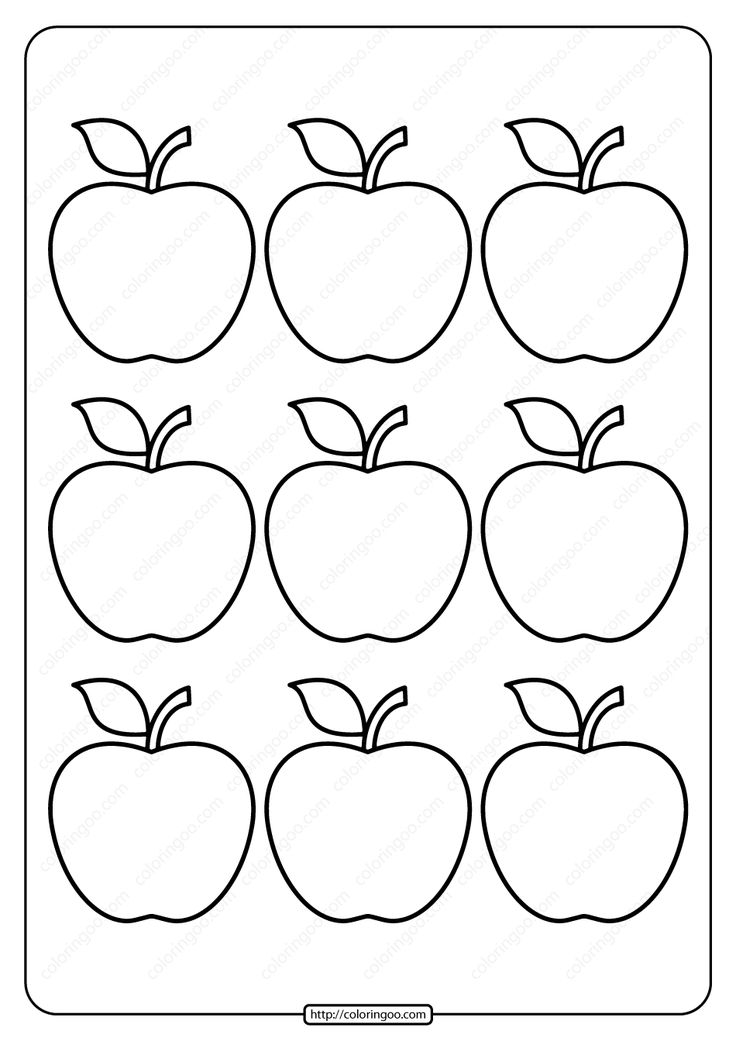 an apple worksheet for kids to learn how to draw and color the apples