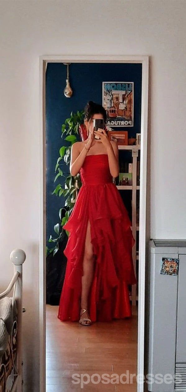 Prom Dress Strapless, Tulle Long Prom Dress, Prom Dress Inspo, A Line Evening Dress, Prom Dress Inspiration, Cute Prom Dresses, Pretty Prom Dresses, Grad Dresses, Tulle Prom Dress