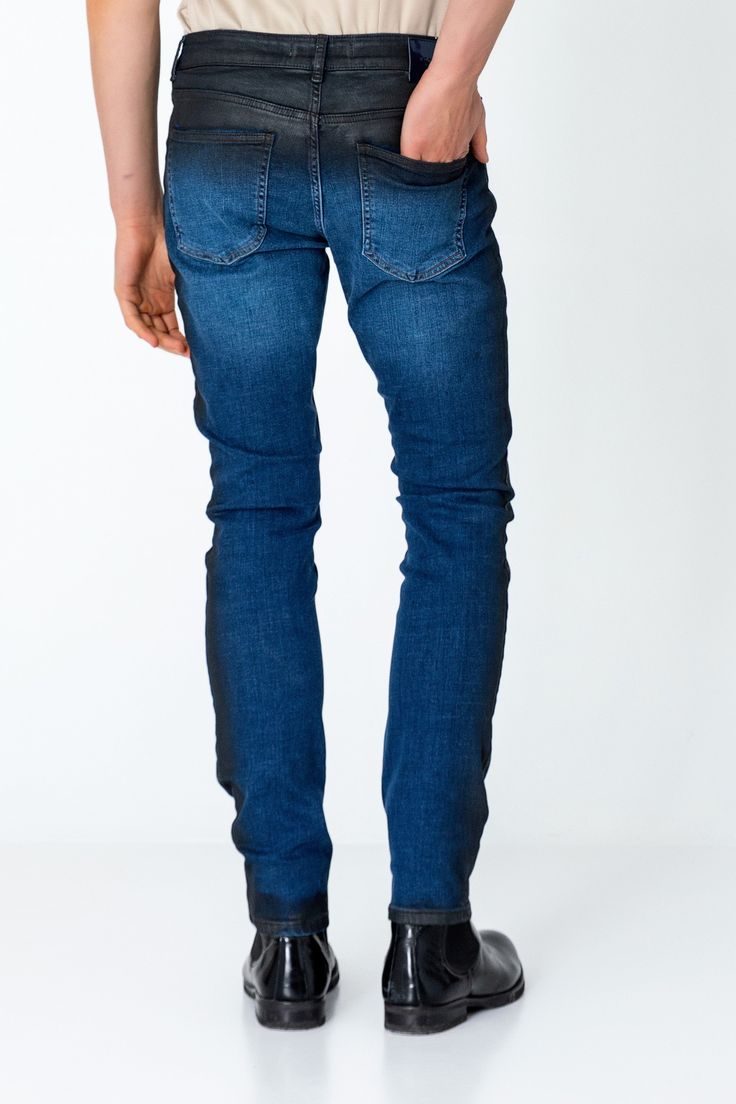 Elevate your denim game with our Side Waxed Tapered Jeans, the epitome of urban sophistication and contemporary style. Crafted from premium quality denim, these jeans offer both durability and comfort for all-day wear. The defining feature of these jeans is the meticulously applied waxed detailing along the side seams, adding a touch of refinement and modern edge to the classic denim silhouette. Whether you're dressing them up with a crisp button-down shirt for a night out or keeping it casual w Urban Sophistication, Mens Fashion Jeans, Tapered Jeans, Jeans Style, Contemporary Style, Night Out, Premium Quality, Button Down Shirt, How To Wear