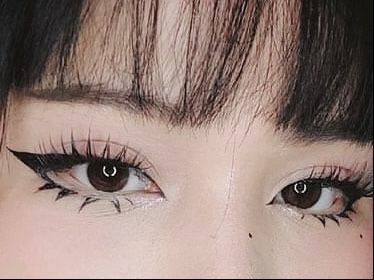 Goth Eye Makeup, Maquillage Yeux Cut Crease, Anime Eye Makeup, Doll Eye Makeup, Cute Eye Makeup, Face Makeup Tutorial, Dope Makeup, Asian Eye Makeup, Dark Makeup