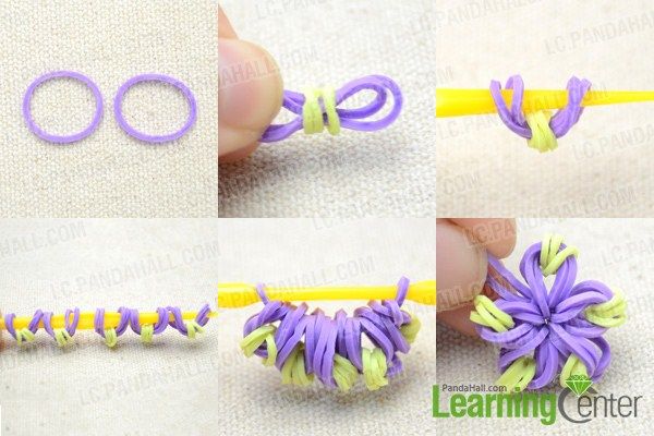 the instructions for how to crochet an ornament with beads and yarn