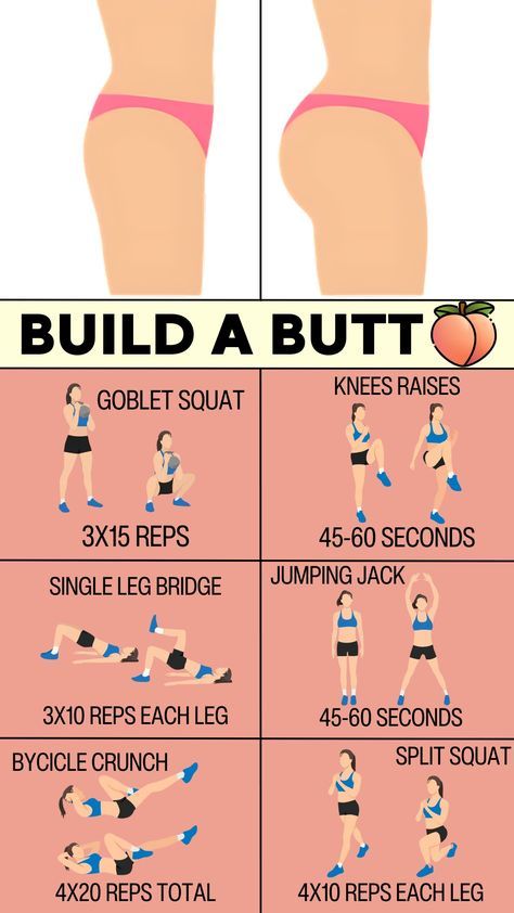 Workouts For Bigger But, Under Buttcheek Workout, Teen Workout Plan, Thigh Workouts, Summer Body Workout Plan, Workout Gym Routine, Full Body Workout Routine, Workouts For Women, Workouts For Teens