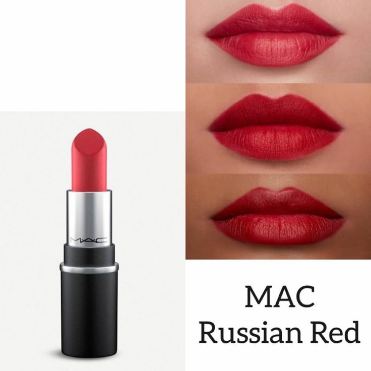 Nib Mac Matte Lipstick In Russian Red C67 Intense Bluish-Red No Rips, Stains Or Tears Unused Sales Final Red Mac Lipstick, Mac Lipstick Ruby Woo, Brown Liquid Lipstick, Russian Red Lipstick, Russian Red Mac Lipstick, Bridal Lipstick, Mac Russian Red, Buy Makeup Online, Smashbox Lipstick