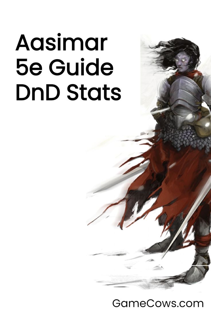 an image of a woman in armor with the words asimar 5e guide dnd