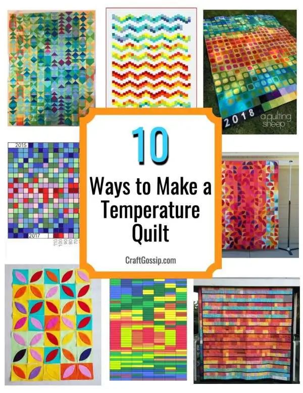 ten ways to make a temperature quilt