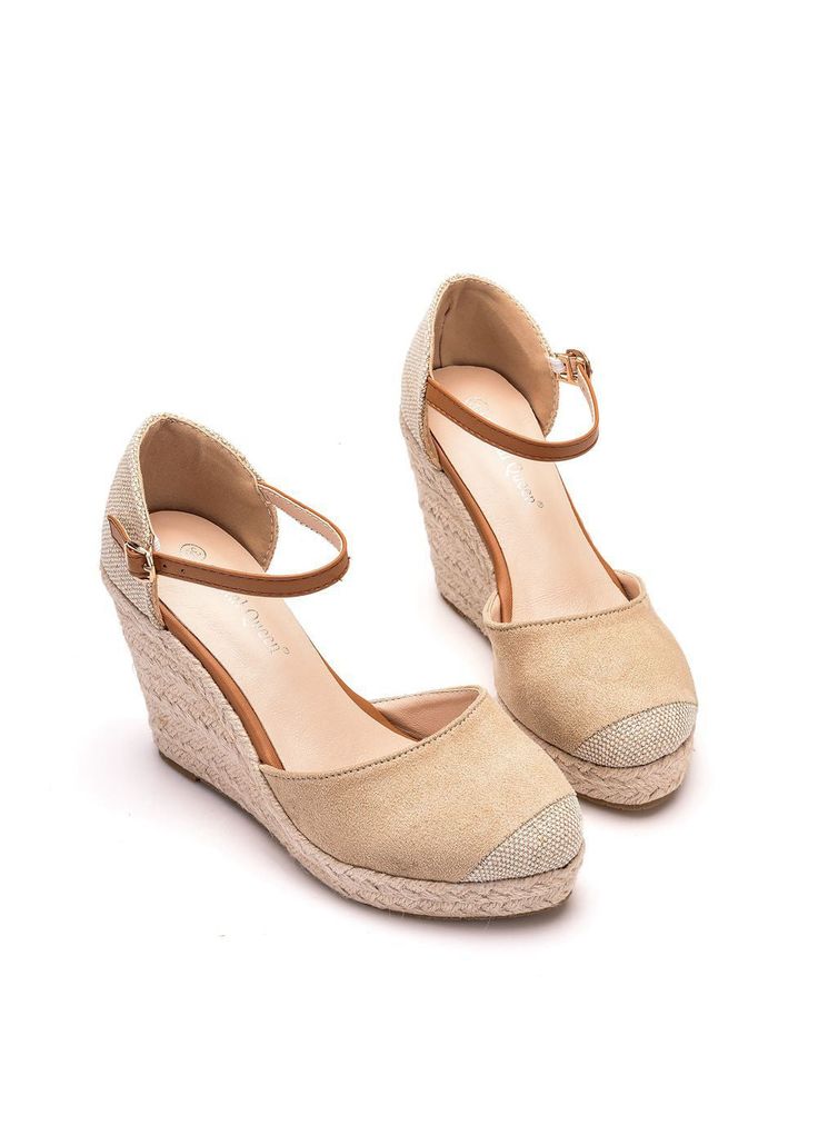 Upper material: artificial PUSole material: TPRSole technology: viscose shoesInner material: imitation leatherUpper height: low upperColor: black, apricotSize: 34,35,36,37,38,39,40,41 Beige High Heel Wedge Sandals In Synthetic, Chic Beige Platform Wedge Sandals, Chic Beige Synthetic Wedge Sandals, Beige Wedge Sandals With Removable Insole, Rope Mat, Casual Work Dresses, Outerwear Trends, Woven Sandals, Denim Outerwear