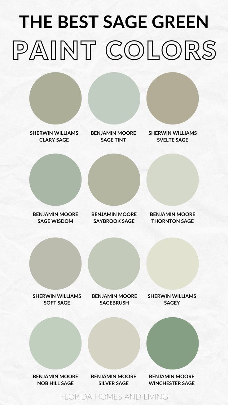 the best sage green paint colors