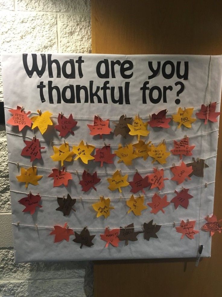 a sign that says, what are you thanksgiving for? with fall leaves on it