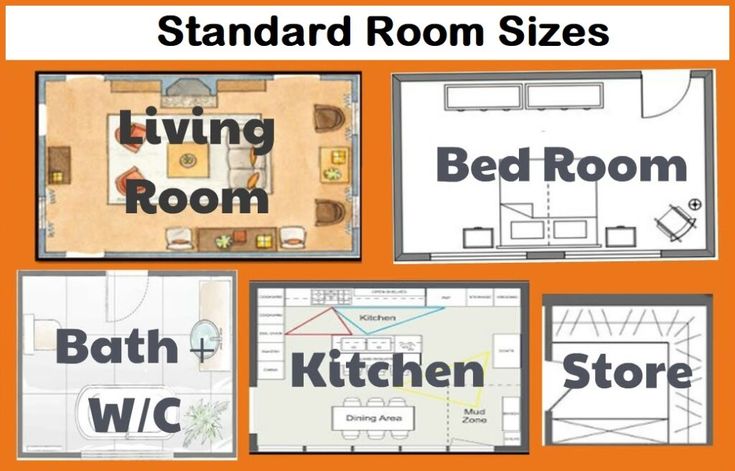 the floor plan for a bedroom and living room are shown in four different styles, including one