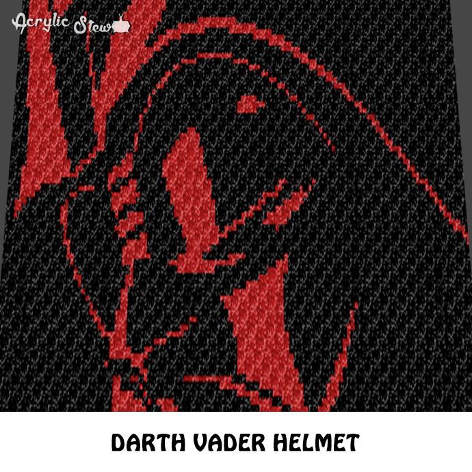 a red and black patch with the words darth vader on it