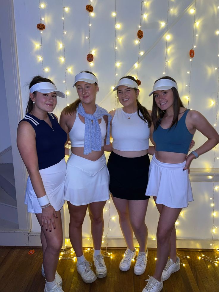 Sports Dress Up, Golf Dress Up Party, Golfer Costume Women, Tennis Pro Costume, Golf Costume Ideas, Tennis Costume Halloween, Tennis Player Outfit Halloween, Sports Halloween Costumes For Women, Halloween Sports Costumes