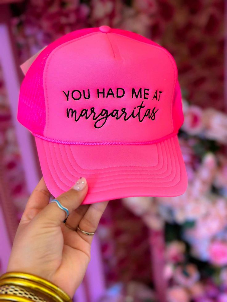 Margarita Trucker Hat, Trucker Hat Ideas For Women, Trendy Trucker Hats, Pink Trucker Hat, Country And Western, Custom Trucker Hats, Bridal Bachelorette Party, Funny Hats, Day Drinking