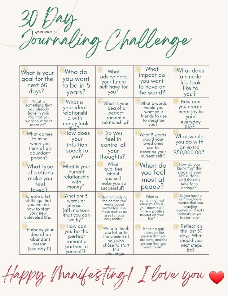 A 30 Day Calendar. 30 Day Life Challenge, 30 Day Journal Challenge Healing, 30 Day Manifesting Challenge, 30 Days Manifestation Challenge, 30 Days Journaling Challenge, Journaling Challenge 30 Day, Monthly Journal Challenge, 30 Day Challenge To Get Closer To God, Journaling Dream Life